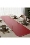 1 Adet Deri Runner Oval Kenarlı-40x140 cm