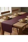 1 Adet Deri Runner Oval Kenarlı-40x140 cm