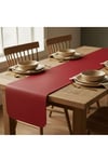 1 Adet Deri Runner Oval Kenarlı-40x140 cm