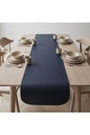 1 Adet Deri Runner Oval Kenarlı-40x140 cm