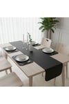 1 Adet Deri Runner Oval Kenarlı-40x140 cm