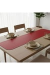 1 Adet Deri Runner Oval Kenarlı-40x140 cm