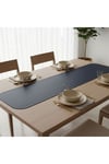 1 Adet Deri Runner Oval Kenarlı-40x140 cm