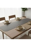 1 Adet Deri Runner Oval Kenarlı-40x140 cm