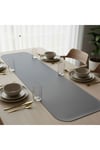 1 Adet Deri Runner Oval Kenarlı-40x140 cm
