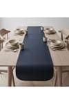 1 Adet Deri Runner Oval Kenarlı-40x140 cm
