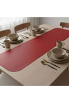 1 Adet Deri Runner Oval Kenarlı-40x140 cm