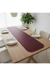 1 Adet Deri Runner Oval Kenarlı-40x140 cm