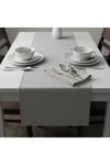 1 Adet Kumaş Gri Runner,Yıkanabilir Masa Runner 40x140