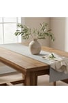 1 Adet Kumaş Gri Runner,Yıkanabilir Masa Runner 40x140