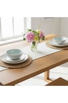 1 Adet Pamuk Polyester Karışımlı Yıkanabilir Kumaş Runner 37X136 cm