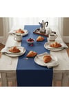 1 Adet Pamuk Polyester Karışımlı Yıkanabilir Kumaş Runner 37X136 cm
