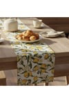 1 Adet Runner, Limon Desenli Runner,Yıkanabilir Runner 40x140 cm