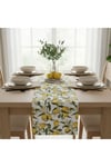 1 Adet Runner, Limon Desenli Runner,Yıkanabilir Runner 40x140 cm