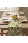 1 Adet Runner, Limon Desenli Runner,Yıkanabilir Runner 40x140 cm