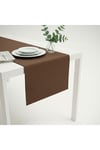 100% Pamuk Kumaş Kahverengi Runner 40X140