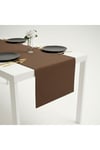 100% Pamuk Kumaş Kahverengi Runner 40X140