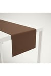 100% Pamuk Kumaş Kahverengi Runner 40X140