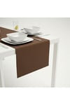 100% Pamuk Kumaş Kahverengi Runner 40X140