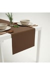 100% Pamuk Kumaş Kahverengi Runner 40X140