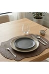 2 Adet Çift Yüz Kenar Dikişli Deri Amerikan Servis AS00120-33X44 cm Supla