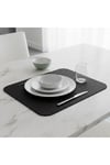 2 Adet Deri Amerikan Servis-Örgü Desenli Amerikan Servis