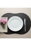 2 Adet Deri Amerikan Servis- Simetrik Oval Supla
