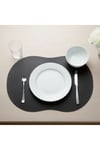 2 Adet Deri Amerikan Servis- Simetrik Oval Supla