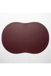 2 Adet Deri Amerikan Servis- Simetrik Oval Supla