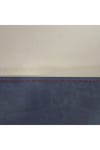 2 Adet Deri Mavi Çift Taraflı Kenar Dikişli Amerikan Servis 33x44 cm-Kolay Silinebilir Supla