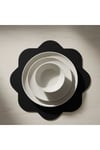 2 Adet Keçe Amerikan Servis-Kolay Silinebilir Supla-33x33 cm-Sekizgen Çiçek Desenli