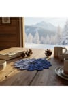 2 Adet Keçe Amerikan Servis Yuvarlak Supla 33X33 cm