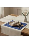 2 Adet Pamuk Polyester Karışımlı Yıkanabilir Kumaş Amerikan Servis 33x44