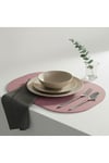 2 Adet Pembe Keçe Amerikan Servis Supla 33x44 cm