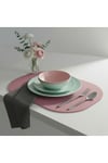 2 Adet Pembe Keçe Amerikan Servis Supla 33x44 cm