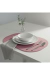 2 Adet Pembe Keçe Amerikan Servis Supla 33x44 cm