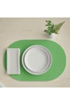 2 Adet Tam Oval MDF Amerikan Servis-Ahşap Amerikan Servis-Ahşap Supla 33x44 cm