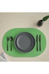 2 Adet Tam Oval MDF Amerikan Servis-Ahşap Amerikan Servis-Ahşap Supla 33x44 cm
