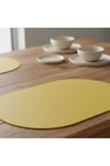 2 Adet Tam Oval MDF Amerikan Servis-Ahşap Amerikan Servis-Ahşap Supla 33x44 cm