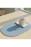 2 Adet Tam Oval MDF Amerikan Servis-Ahşap Amerikan Servis-Ahşap Supla 33x44 cm
