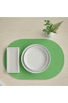 2 Adet Tam Oval MDF Amerikan Servis-Ahşap Amerikan Servis-Ahşap Supla 33x44 cm