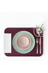 2 Kişilik 4 Parça Deri Amerikan Servis-Kendinden Bardak Altlıklı Seri 129