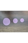 4 adet Pembe Keçe Bardak Altlığı 10 cm Çap