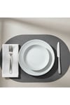4+1 Adet Deri Amerikan Servis+Runner Set (4 Amerikan Servis -1 Runner )
