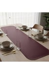 4+1 Adet Deri Amerikan Servis+Runner Set (4 Amerikan Servis -1 Runner )