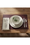 4+1 Adet Deri Amerikan Servis+Runner Set (4 Amerikan Servis -1 Runner )