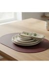4+1 Adet Deri Amerikan Servis+Runner Set (4 Amerikan Servis -1 Runner )