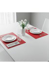 4+1 Adet Deri Amerikan Servis+Runner Set (4 Amerikan Servis -1 Runner )