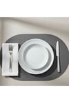 4+1 Adet Deri Amerikan Servis+Runner Set (4 Amerikan Servis -1 Runner )