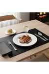 4+1 Adet Deri Amerikan Servis+Runner Set (4 Amerikan Servis -1 Runner )